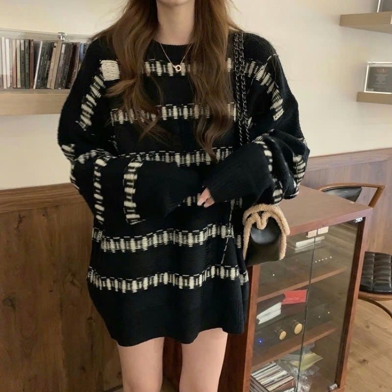 Áo len HAMEN Nữ basic form rộng, CHẤT vải dày len dệt kim, dáng rộng siêu cute chất cực đẹp giá sốc