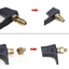 PYCOU 1 Cái Nam Nữ Adapter, 3 / 8 "1 / 4" M14 M18 M22 Đầu nối ống Barb, Lắp ống F / M Khớp chuyển tiếp bằng đồng thau cho đèn pin máy rửa áp lực cao