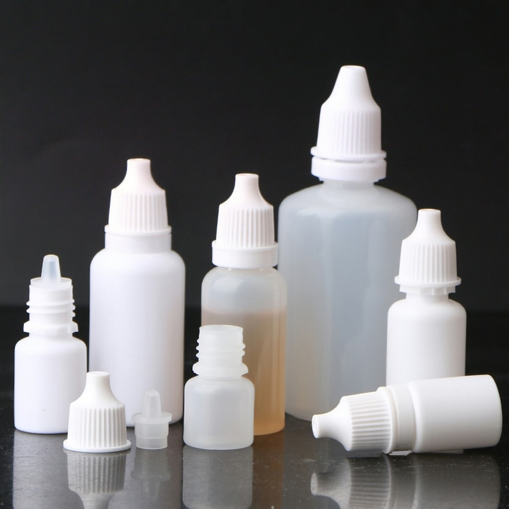 10 Vỏ lọ nhỏ mắt nhựa 3ml 5ml 10ml 20ml 30ml 50ml 100ml - Chai nhỏ giọt đựng hương liệu, chiết mực, dụng cụ spa