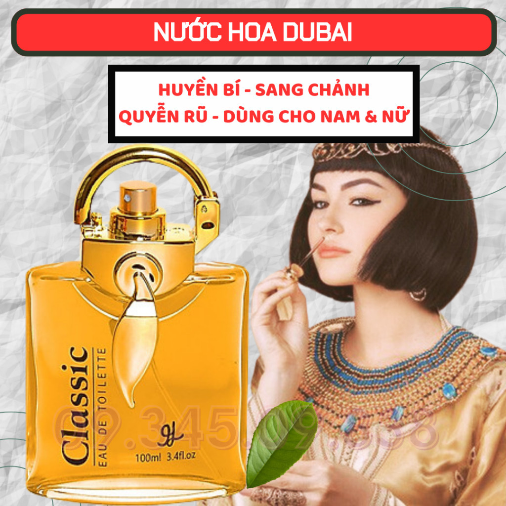 Tinh dầu nước hoa chính hãng Dubai Classic thơm lâu quý phái cho nam và nữ