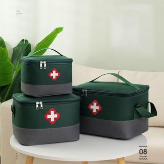 [Giao hàng từ Việt Nam] Bộ dụng cụ khẩn cấp y tế NOOKSTORY, Túi đựng thuốc đa tầng di động, Bộ dụng cụ sơ cứu bảo quản thuốc dung tích lớn đa chức năng Du lịch ngoài trời