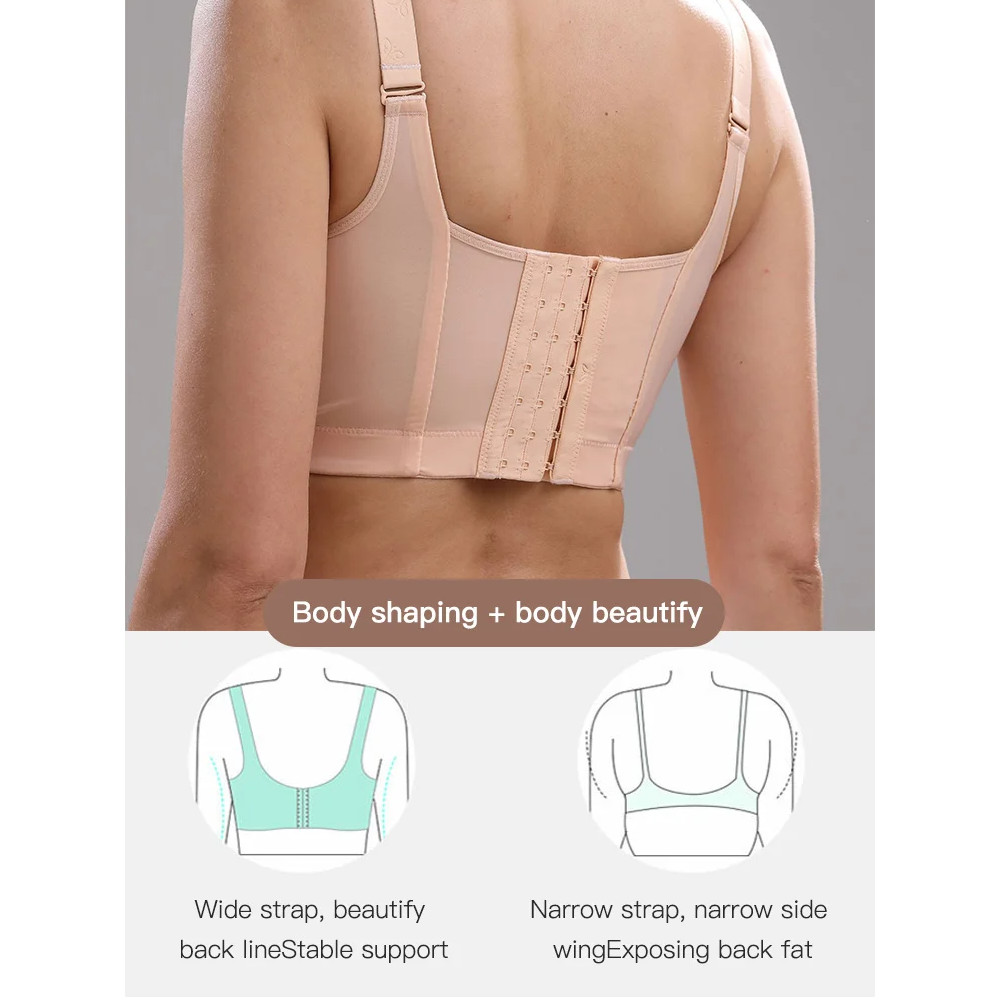 Áo ngực nâng ngực liền mạch Satin để thu nhỏ ngực bên