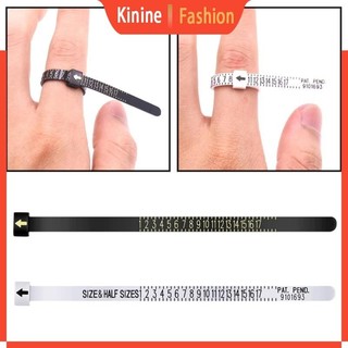 Kin Ngón Tay Cuộn Dây Nhẫn Dụng Cụ Định Cỡ Vòng Thước Đo UKSize US Size Thước Đo 11 5cm