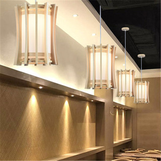 AIMI Nhật Bản Retro Phòng Trà Đèn Chùm Đèn Ăn Ban Công Phòng Ngủ Đầu Giường Đèn Ban Đầu Phòng Khách Trang Trí Gỗ Nghệ Thuật Treo Đèn