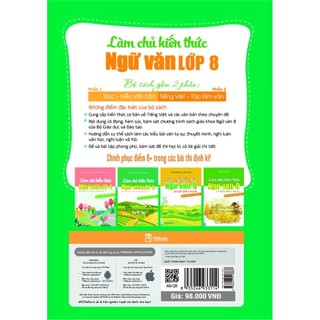 Sách - Combo Làm chủ kiến thức ngữ văn lớp 8