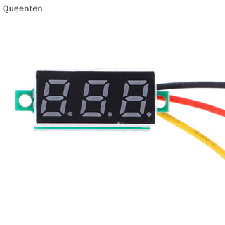Vôn kế kỹ thuật số Queenten 0,28 Inch Máy kiểm tra điện áp 0-100V Vôn kế Máy dò QT