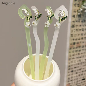 Bigapple Mới Trung Quốc Phong Cách Cổ Đại Siêu Bất Tử Lan Kẹp Tóc Mũ Đơn Giản Tóc Dính Chất Lượng Cao Nhẹ Nhàng RDG Phụ Kiện