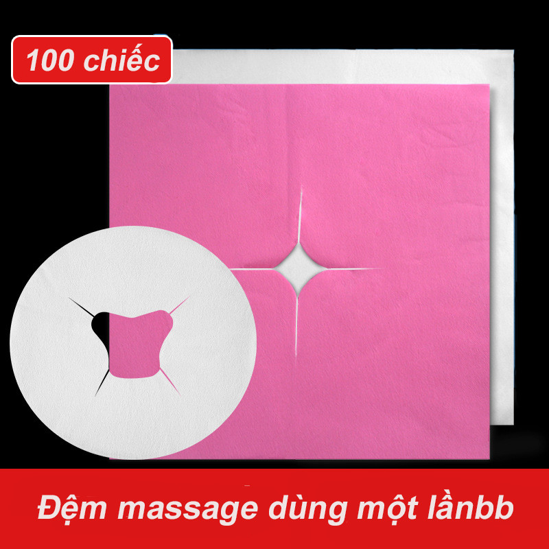 【100 pcs】Đệm Tựa Đầu Massage Mặt Gối Đệm，Đệm mặt dùng một lần được sử dụng trong quá trình massage mềm mại và thoải mái
