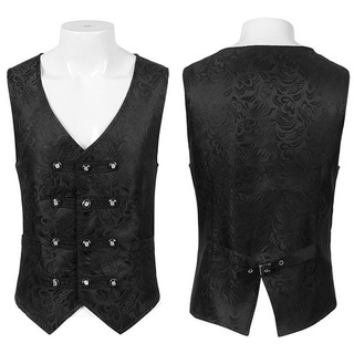 2024 Châu Âu Mỹ Quần Áo Nam Phong Cách Trung Cổ Áo Gothic Vest Sân Khấu Trang Phục Halloween