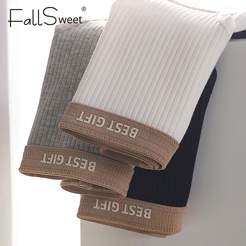Ảnh Fallsweet Quần Lót Cotton Thời Trang Cho Nữ Giữa Eo Thoáng Khí Ren Quần Lót Plus Kích Thước Thoải Mái Đồ Lót Mông Nâng 4