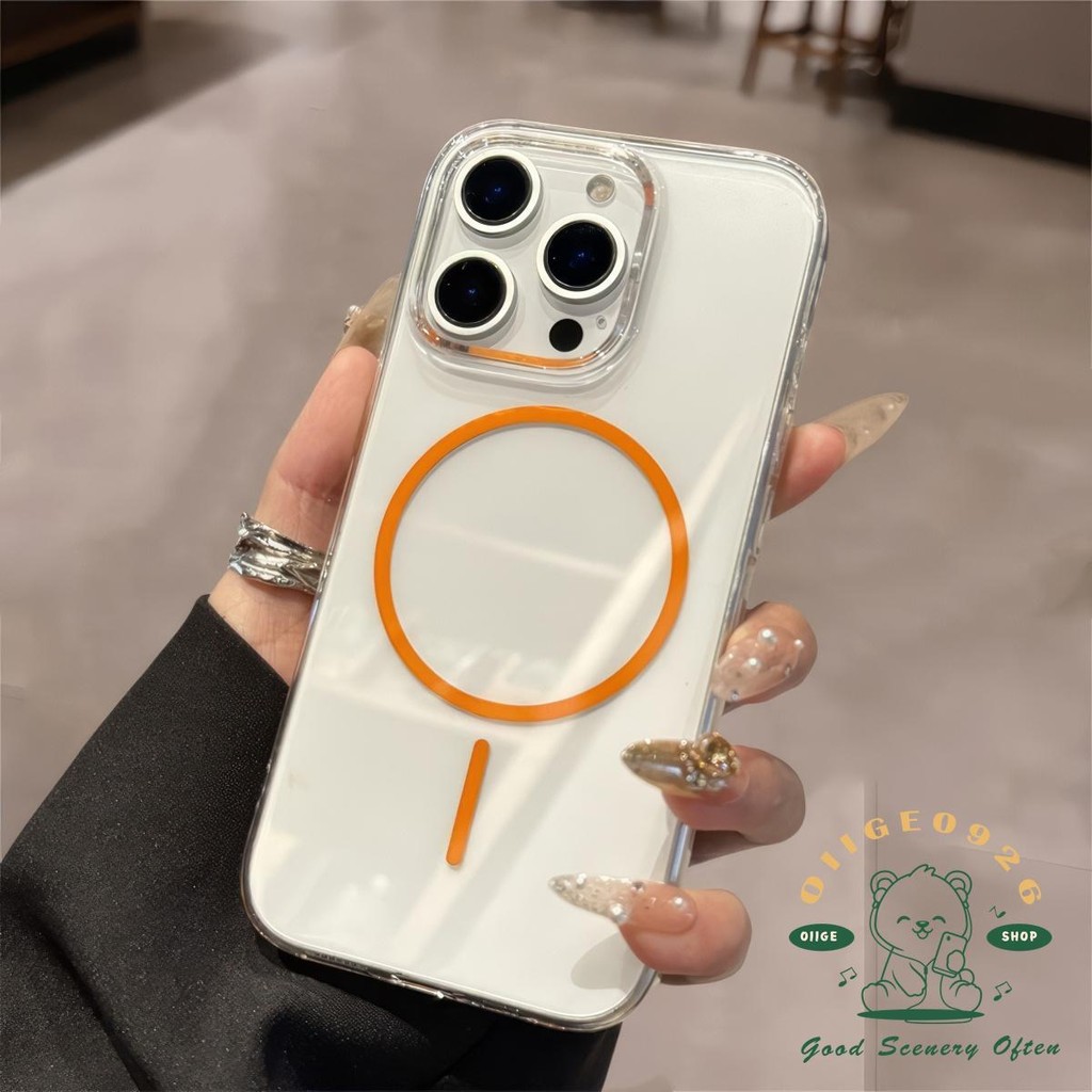 Ốp điện thoại từ tính siêu mỏng iphone16 Pro Max 15 14 13 12 11casing cho vỏ iPhone PC vỏ cứng chống sốc