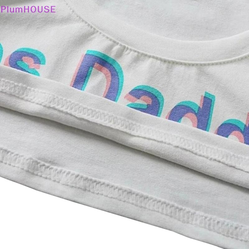 Plumhouse Nữ In Chữ Tay Ngắn Yes Daddy Tay Ngắn Crop Running Áo VN