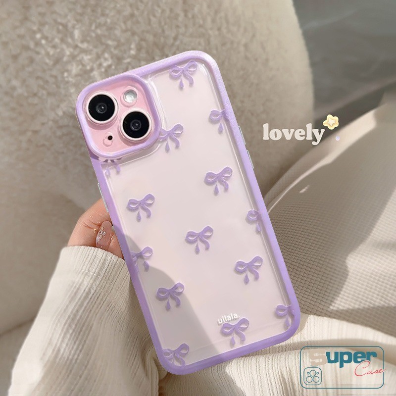Ốp Mềm Màu Kẹo Trong Suốt Nơ Ngọt Ngào Cho Vivo Y17s Y100 Y17 Y18 Y03 Y15 Y21 Y15s Y11 Y18E Y20 Y28 Y36 Y22 Y02 Y20i Y21T Y35 Y27 Y91C Y21S Y16 Y91 Y93 Y33T Y33S Y20S Y12 Y15A Y12S