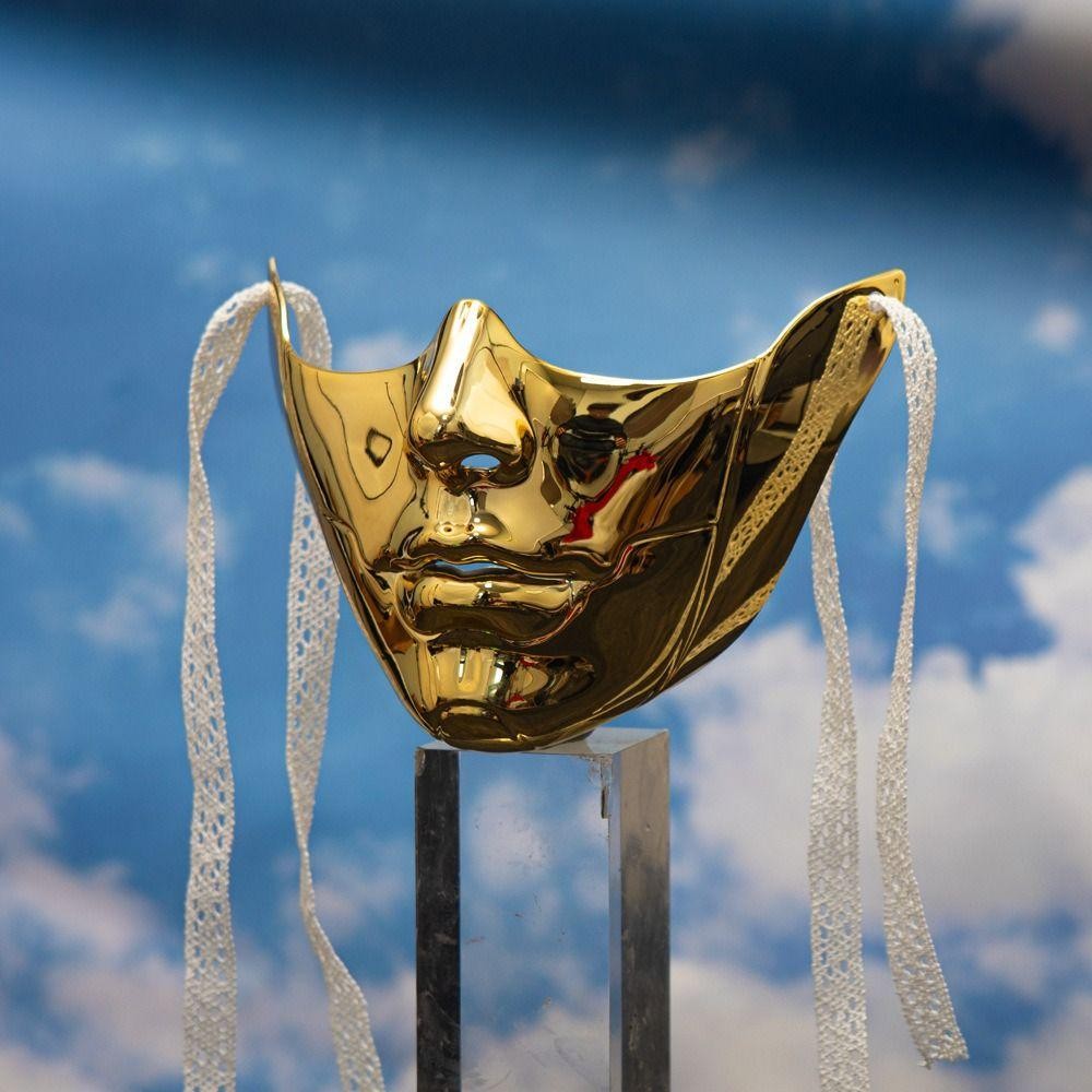 NORBORTO Nửa Mặt, Hóa Trang ABS Cosplay, Đạo Cụ Trang Phục Che Mặt Retro