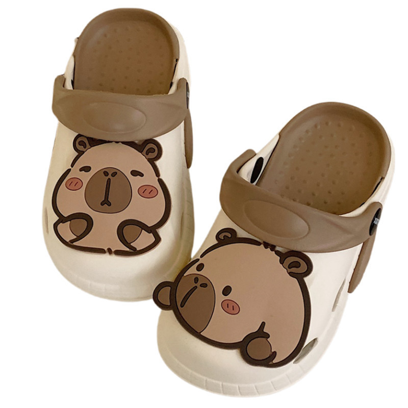 Xixitiao Dép Dép Dễ Thương Capybara Capybara Hoạt Hình Mới Mặc Bên Ngoài Đế Mềm