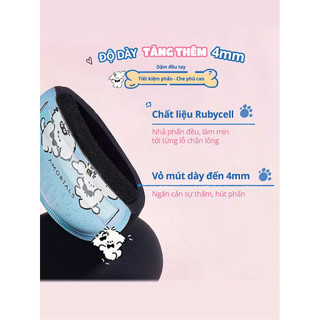 [ AMORTALS ] Set Bông mút Amortals Ermu Puff Dễ Thương Họa Tiết Thú Cưng Mềm Mại Chuyên Dụng