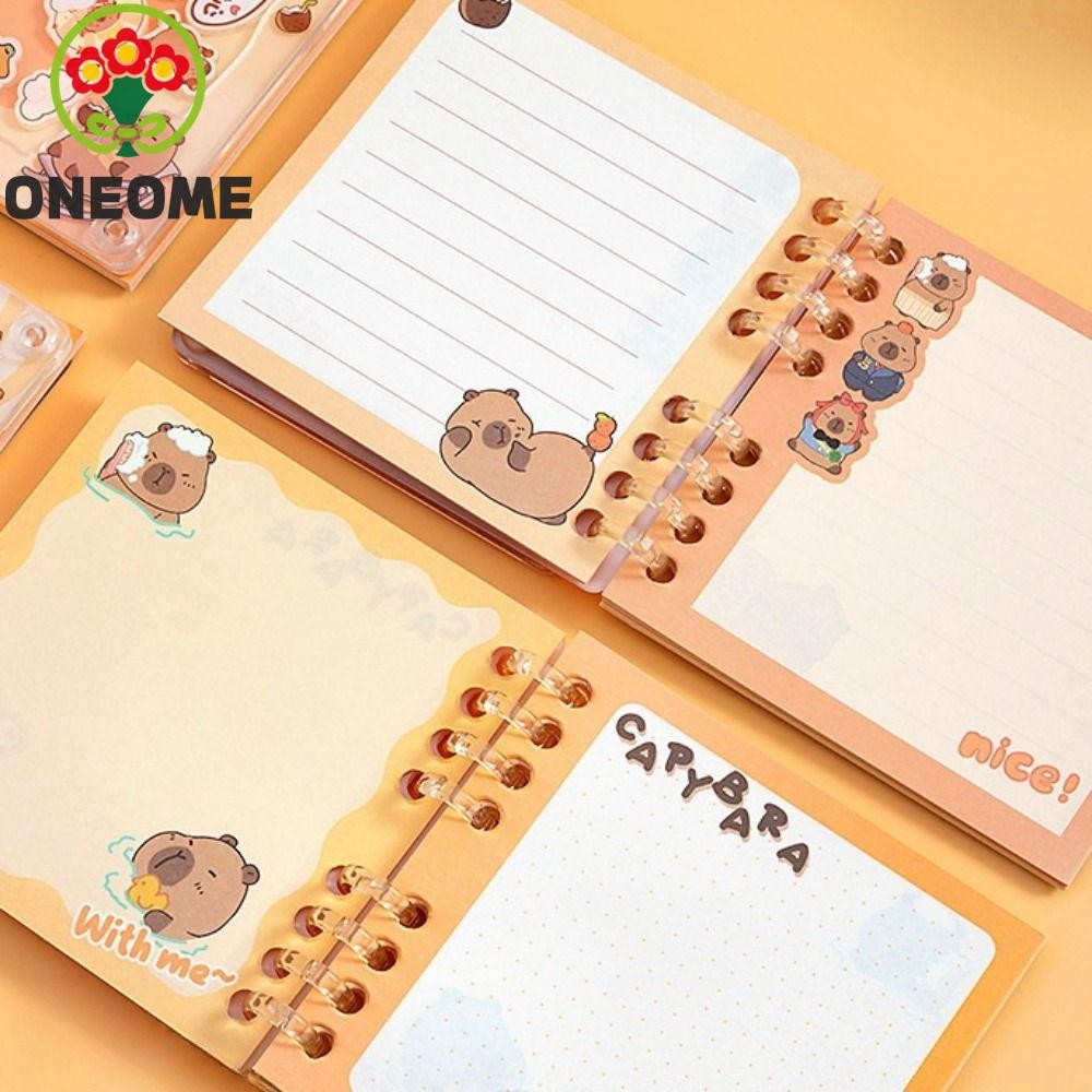 Sách bỏ túi ONEOME Capibara Nghiên cứu giấy ghi chú lá rời | Shopee ...