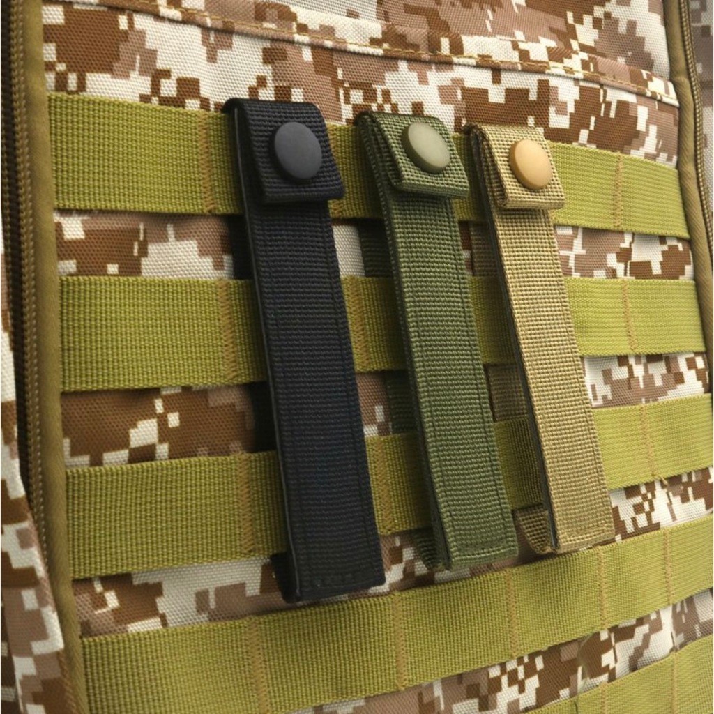 Dây khoá Molle kẹp ba lô , túi xách chiến thuật_Buckle Outdoor Tool