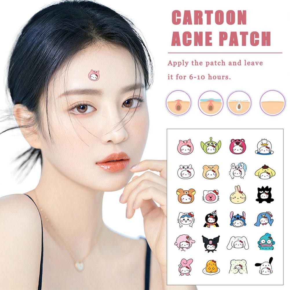 Tấm Hello Kitty Acne Patch Cover Patch Sanlio Acne Cartoon Patch Series O4e2