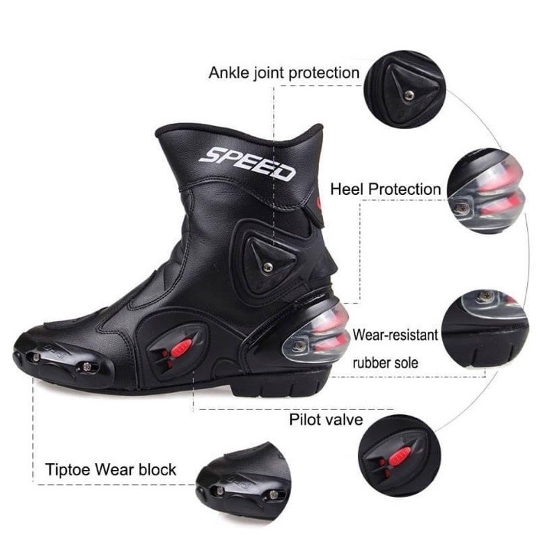 Giày bảo hộ moto Probiker Speed A004 chống nước _racing