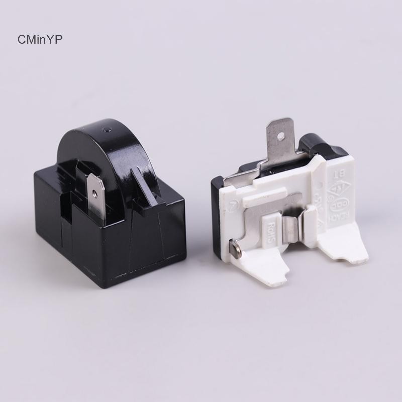 Cminyp 2 Rơle khởi động PTC QP2-4.7 và Bảo vệ quá tải 6750C-0005P cho tủ lạnh. Vinh Quang