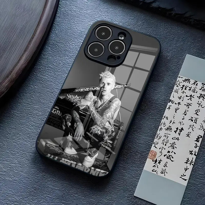 BK-1 Justin Bieber Singer Ốp Lưng Điện Thoại IPhone 13 Pro Max 14 16 Plus 12 Mini 11 15,75 X XR XS 8 7 Plus SE Kính Cường Lực