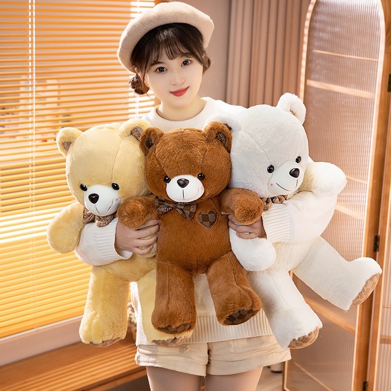 Rytanda Gấu búp bê Teddy Bear Dễ thương tình yêu Teddy Bear Plush Toy Bear Gối cho trẻ em và bạn gái Quà sinh nhật