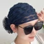 SNUGHOUSE Mũ Trùm Đầu, Full Cover Ren Thêu Turban, Bán Chạy Hợp Thời Trang Bao Tóc Trắng Co Giãn Chemo Mũ Nữ