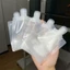 Túi đựng đồ du lịch GAVESTO, Túi đựng mỹ phẩm trong suốt vòi phun, Túi đựng nước giải khát PET