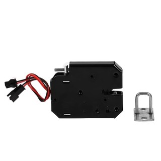 [Giao hàng từ Việt Nam] Khóa điện từ tủ NEATDWELL, Khóa chốt điện DC 12V 2A bằng đồng, Công nhân khóa điều khiển điện màu đen bằng thép Carbon di động