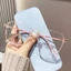 Kính chống ánh sáng xanh SAIA vuông kim loại, bảo vệ mắt khi làm việc trên máy tính và văn phòng