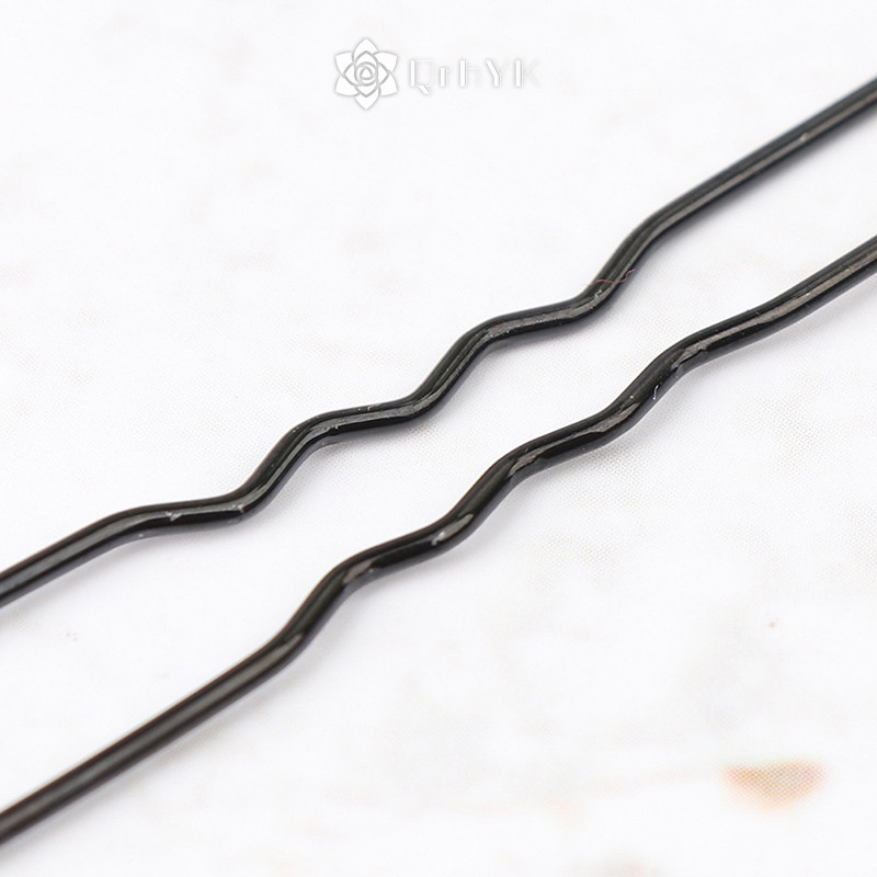 Qrhyk 50 Cái / bộ Tóc Sóng Hình Chữ U Bobby Pin Barrette Salon Kẹp Tóc Mới