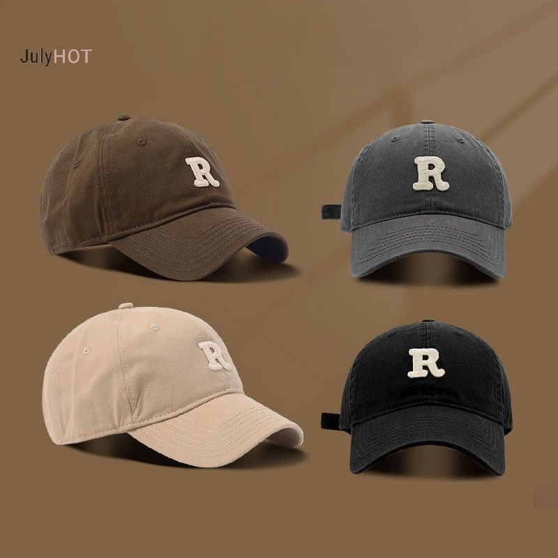 Julyhot Thời Trang Thêu Chữ Bóng Chày Nam Nữ Màu Trơn Đuôi Ngựa Có Thể Điều Chỉnh Mũ Thể Thao Unisex Hip Hop Massivedeals Mũ