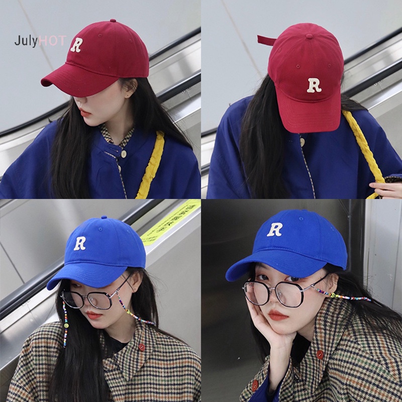 Julyhot Thời Trang Thêu Chữ Bóng Chày Nam Nữ Màu Trơn Đuôi Ngựa Có Thể Điều Chỉnh Mũ Thể Thao Unisex Hip Hop Massivedeals Mũ
