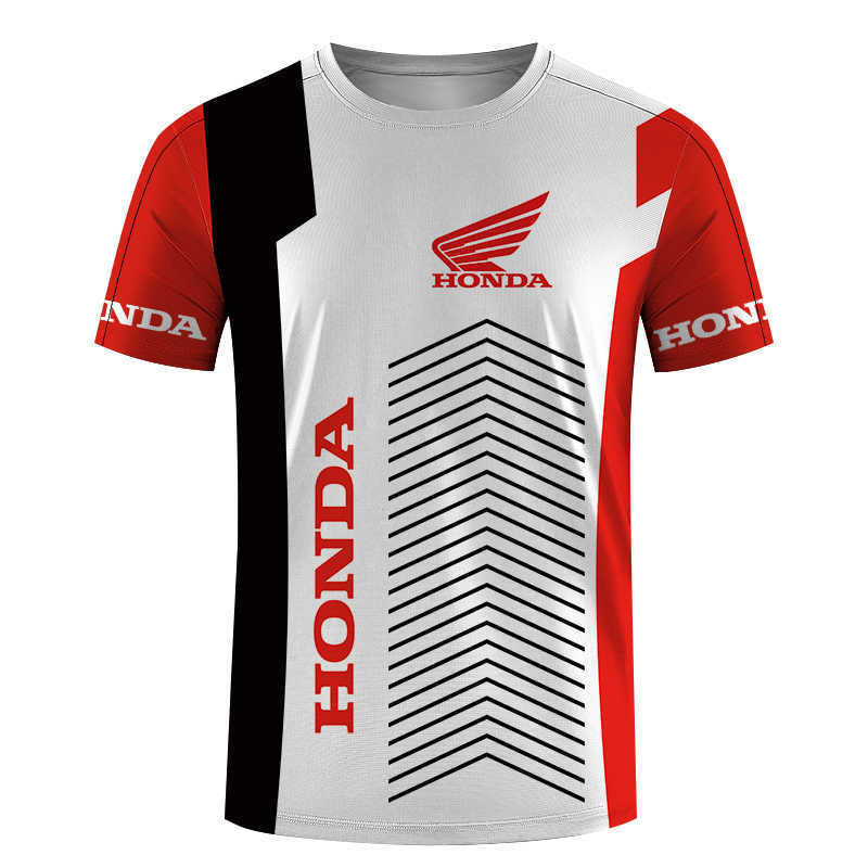 Summer 3D printed T-shirts for men and women, motorcycle racing ...