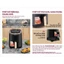 Nồi chiên không dầu 4.5L Fujihome Nhập khẩu tự ngắt, Nồi chiên ko dầu cơ tự ngắt 5 lít chống dính cao cấp tiết kiệm điện