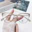 Kính mắt vuông RTJIFSS, Kính bảo vệ mắt chặn xanh Kính chống ánh sáng xanh, Kính mắt khung siêu nhẹ bằng kim loại cổ điển Văn phòng