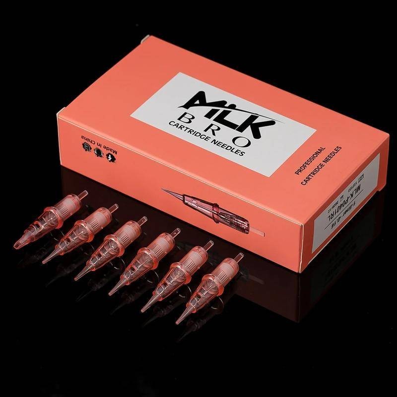 20 Chiếc Mlk Bro Cartridge Vĩnh Viễn Lông Mày Hình Xăm Kim Bút Kẻ Mắt Môi V SMP