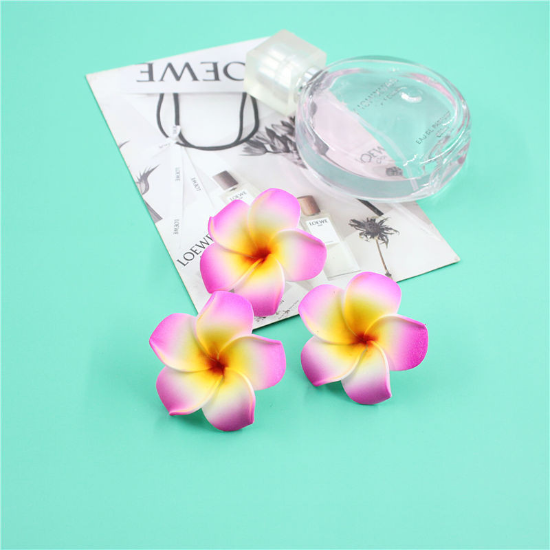 Kẹp tóc Hawaii Đồ trang trí Plumeria Hoa trang điểm cho phụ kiện