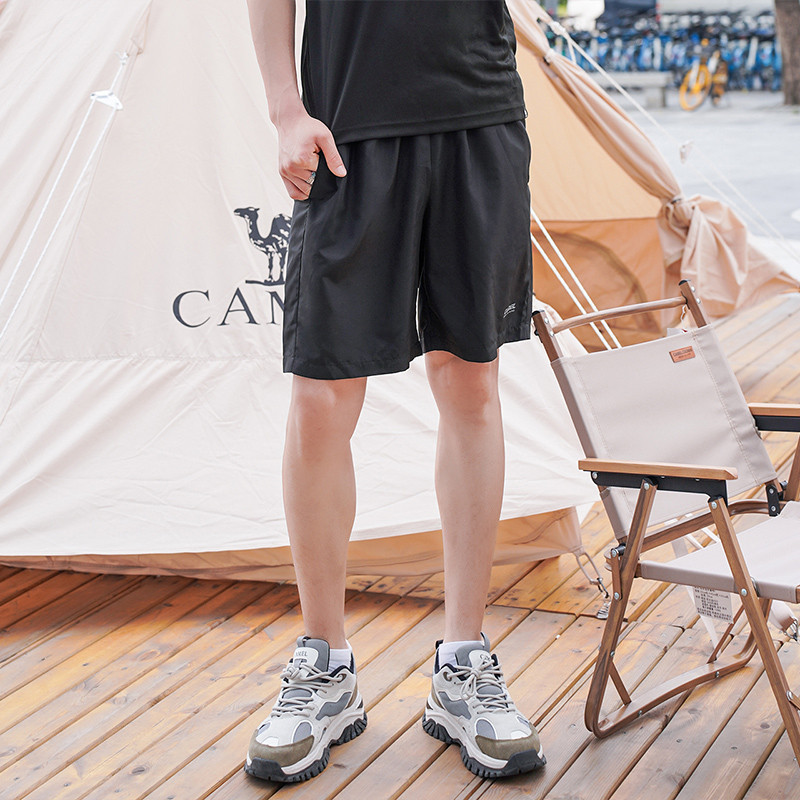 Ảnh Quần Short CAMEL CROWN Nam Thoáng Khí Mồ Hôi Chạy Thể Dục Rời Thời Trang Quần chạy bộ Thường Ngày 2