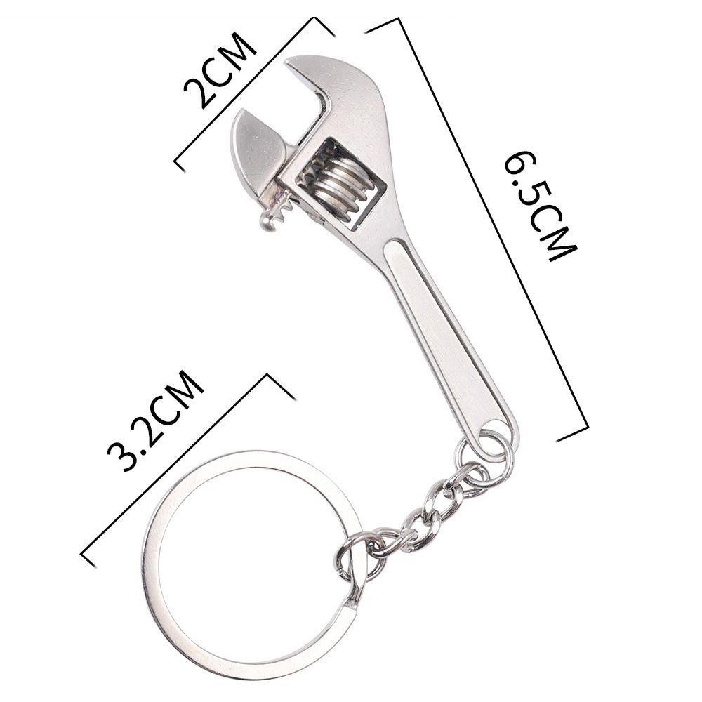 DAYBREAK 1 Cái Móc Khóa Cờ Lê Mini, Dụng Cụ Cầm Tay Kim Loại Hàm Cờ Lê Móc Chìa Khóa, Dụng Cụ Chuyển Đổi Mở Đặc Biệt Cho Xe Đạp Xe Máy Sửa Chữa Ô Tô