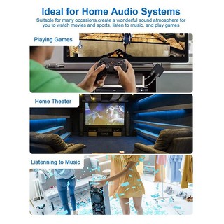 Bộ chia cáp quang Bộ chuyển đổi Toslink 2 trong 1 cho HDTV DVD Bộ khuếch đại thanh âm thanh TV kỹ thuật số
