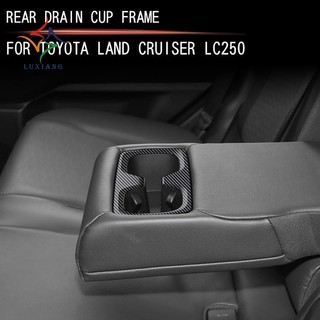 [Luxiang.vn] Vỏ bọc tay vịn phía sau ô tô Khung giữ cốc nước phía sau Giá đỡ cốc Trim Sticker cho Toyota Prado LC250 2024