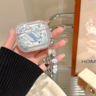 Little Dolphin cho Airpods 1 / 2 3 Pro Pro Pro2 Airpod4 Bộ tai nghe Vỏ bảo vệ Bluetooth không dây Air Pods Pro 3 4 Vỏ bảo vệ tai nghe