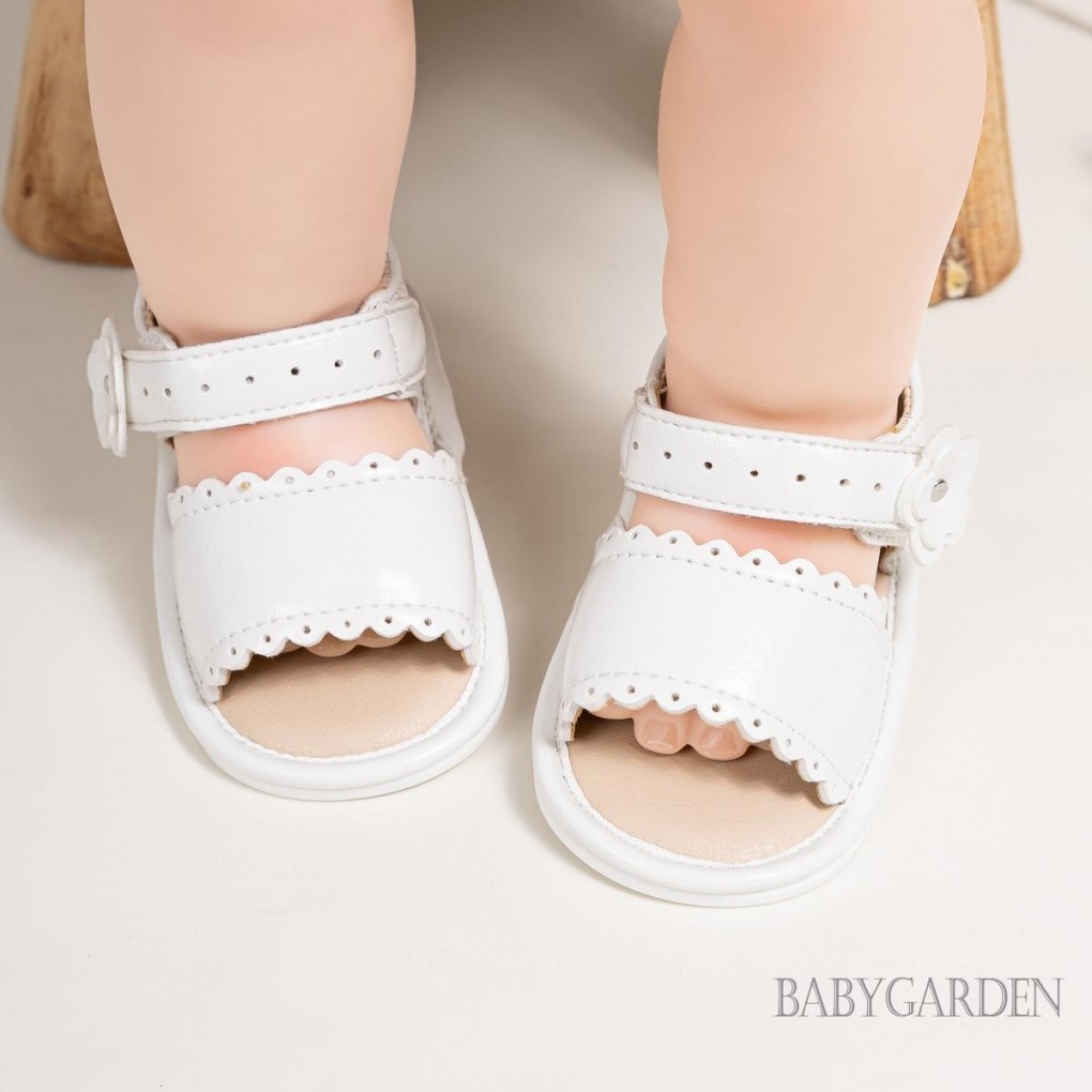/ / -Baby Girl Dép Da PU Linh Hoạt Chống Trơn Trượt Mùa Hè Giày Tập Đi Cho Bé Hàng Ngày