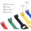 10 Cái dây velcro dán tự dính 2 mặt chữ T , dây buộc gọn dây điện dây cáp có lỗ xỏ nhiều màu(Màu Ngẫu Nhiên)-GIOVA