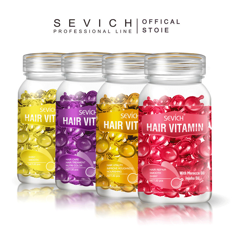 Set 30 viên dưỡng tóc Sevich Hair Vitamin Serum Repair Damaged