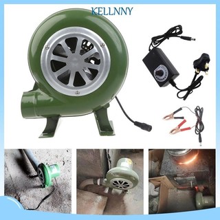Kelnny DC12V Quạt BBQ Máy Thổi Khí 2900R Điều Chỉnh Tốc Độ Dã Ngoại Cắm Trại Nướng Quạt 100v 220v