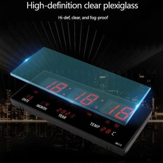 Đồng hồ treo tường điện tử ARTISANU, Đồng hồ LED kỹ thuật số ngày treo tường, Lịch điều khiển bằng giọng nói Đồng hồ để bàn hiển thị 12 / 24H cho phòng ngủ