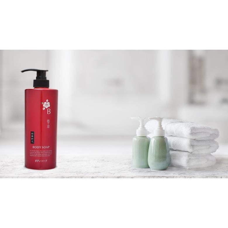 Ảnh Sữa tắm Kumano Tsubaki chiết xuất dầu hoa trà dưỡng ẩm và làm sáng da Nhật Bản 600ml - Bahachiha 4